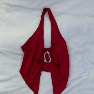 Stylish Red Women's Top